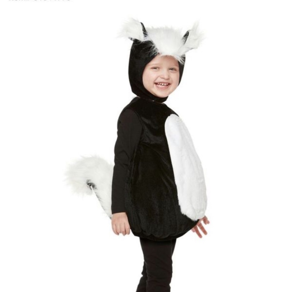 18-24 month skunk Halloween costume for toddler